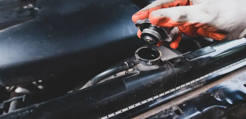 كف كردن اب رادياتور